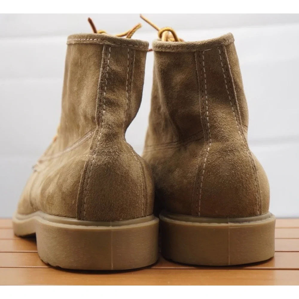 RARE VTG WOLVERINE SUEDE PIGSKIN Soft toe BOOT Sz 8.5(EEE) Wide